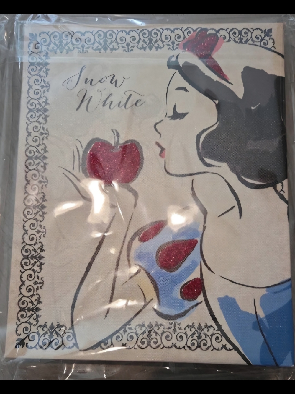 Disney Snow White Wall Art - Red, Blue, Black